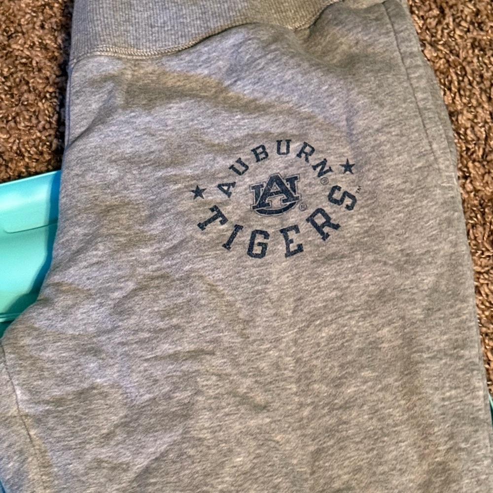 Russell Athletic Gray Auburn Tigers Sweatpants